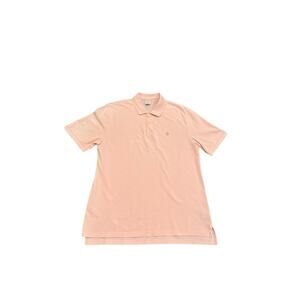 Brooks Brothers 1818 Shirt Mens XL Light Pink Short Sleeve Classic Polo